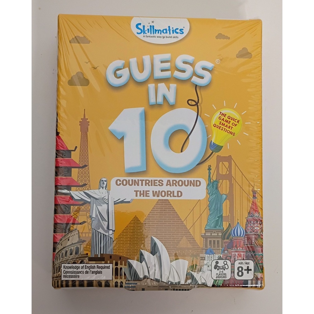 Guess In 10 Countries Around The World Game Skillmatics Educational
